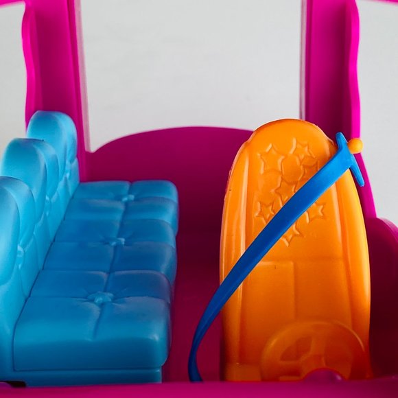 Polly World Rockin Tour Bus Pretend Play Vehicle Kids Playset Toy - Picture 9 of 9